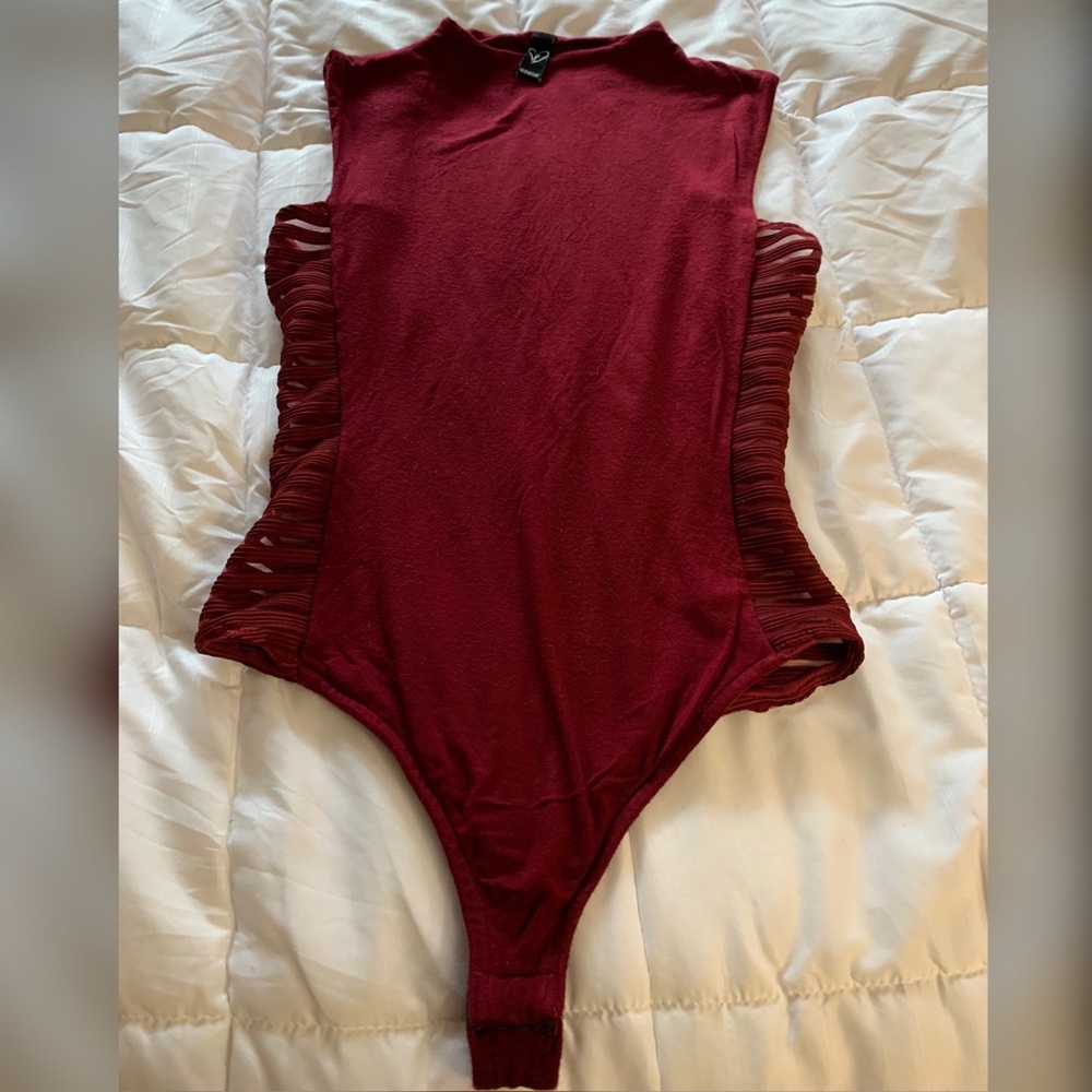 Burgundy Bodysuit
